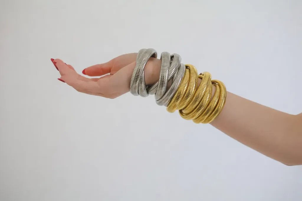 Pulsera Doble Chunky (Dorado)