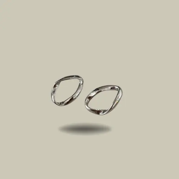 Aretes Petunia Plata